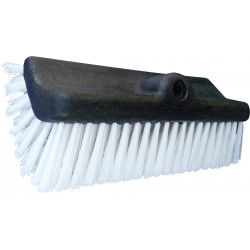 BROSSE BIFACE LAVAGE FIBRES MI-DURES BLANCHE